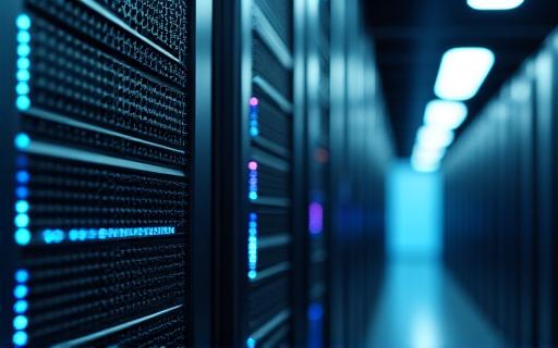 Eine Server-Rack-Visualisierung mit Status-LEDs